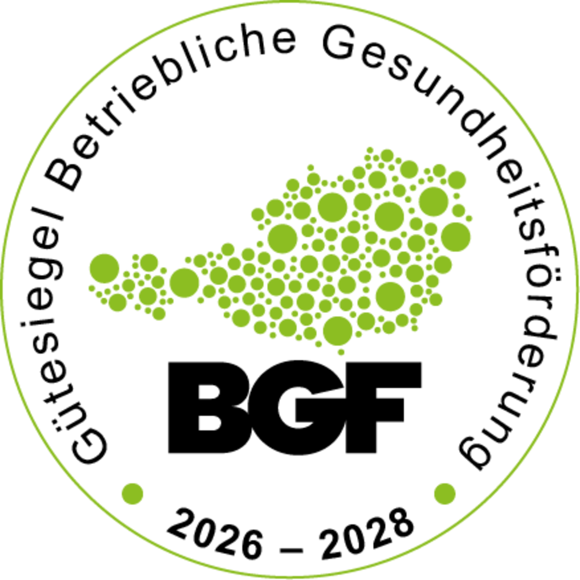BGF - Gütesiegel Betriebliche Gesundheitsförderung | 2026 - 2028