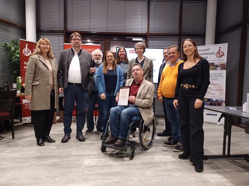Den Preis in der Kategorie "Elektronische Medien" holte sich das Team von Ö1 um Juliane Nagiller für das Radiokolleg "Wut, Lust, Inklusion"