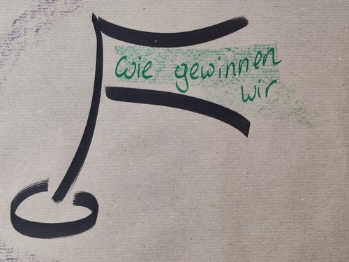 Flipchart: wie gewinnen wir Flipchart: wie gewinnen wir